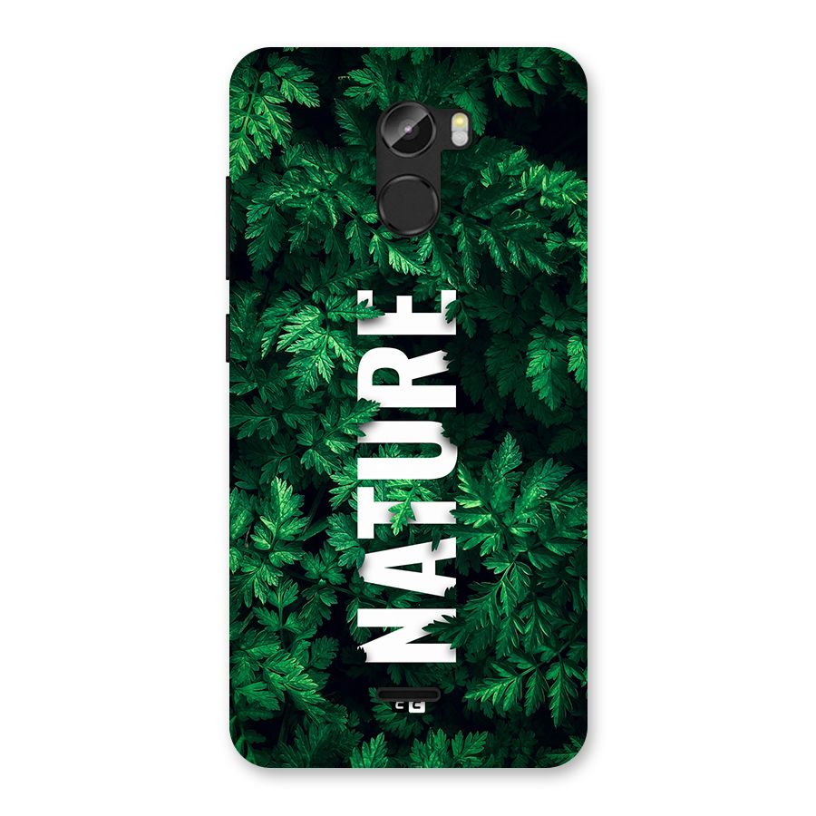 Nature Leaves Back Case for Gionee X1