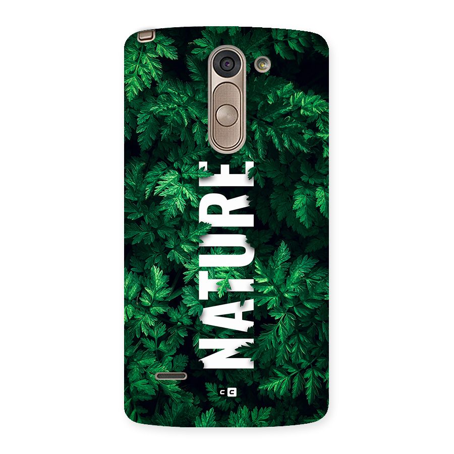 Nature Leaves Back Case for LG G3 Stylus