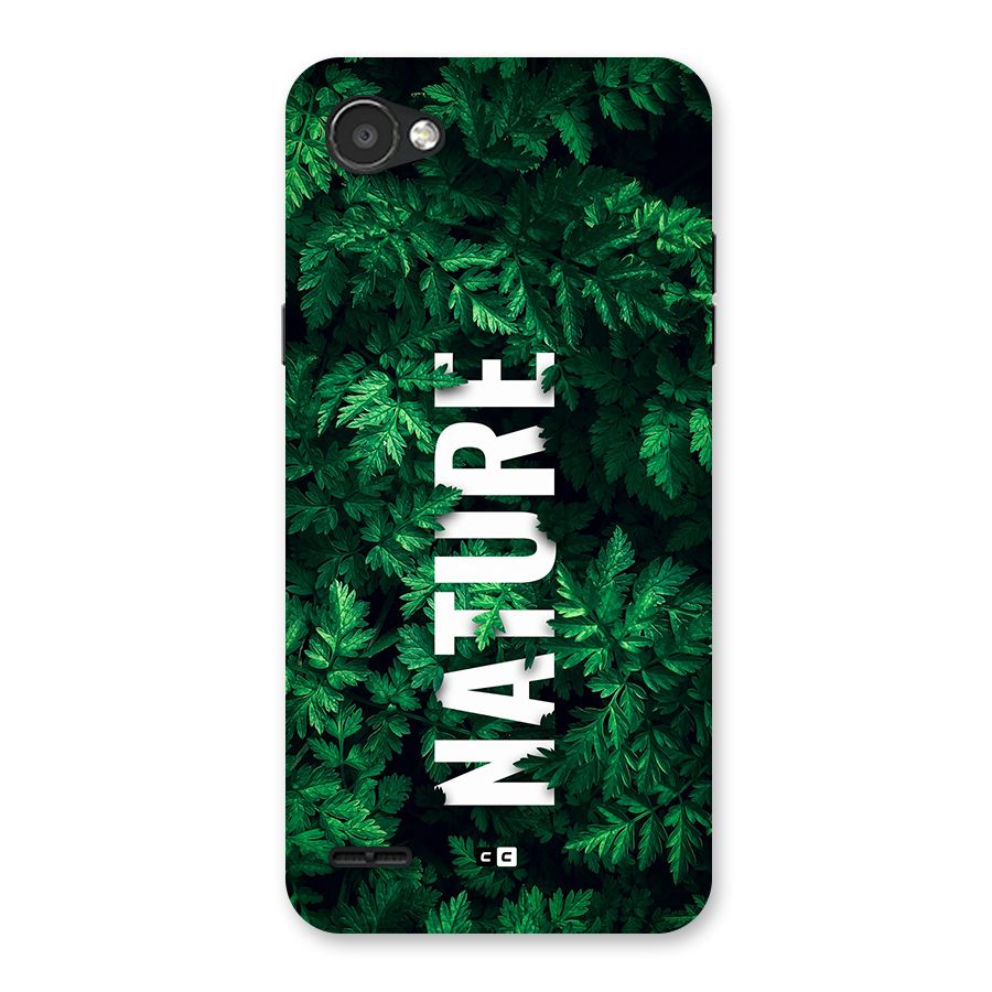 Nature Leaves Back Case for LG Q6