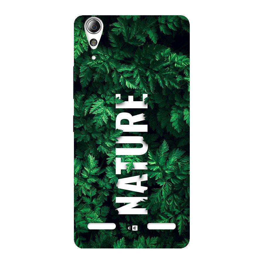 Nature Leaves Back Case for Lenovo A6000 Plus