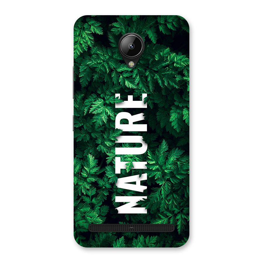 Nature Leaves Back Case for Lenovo C2