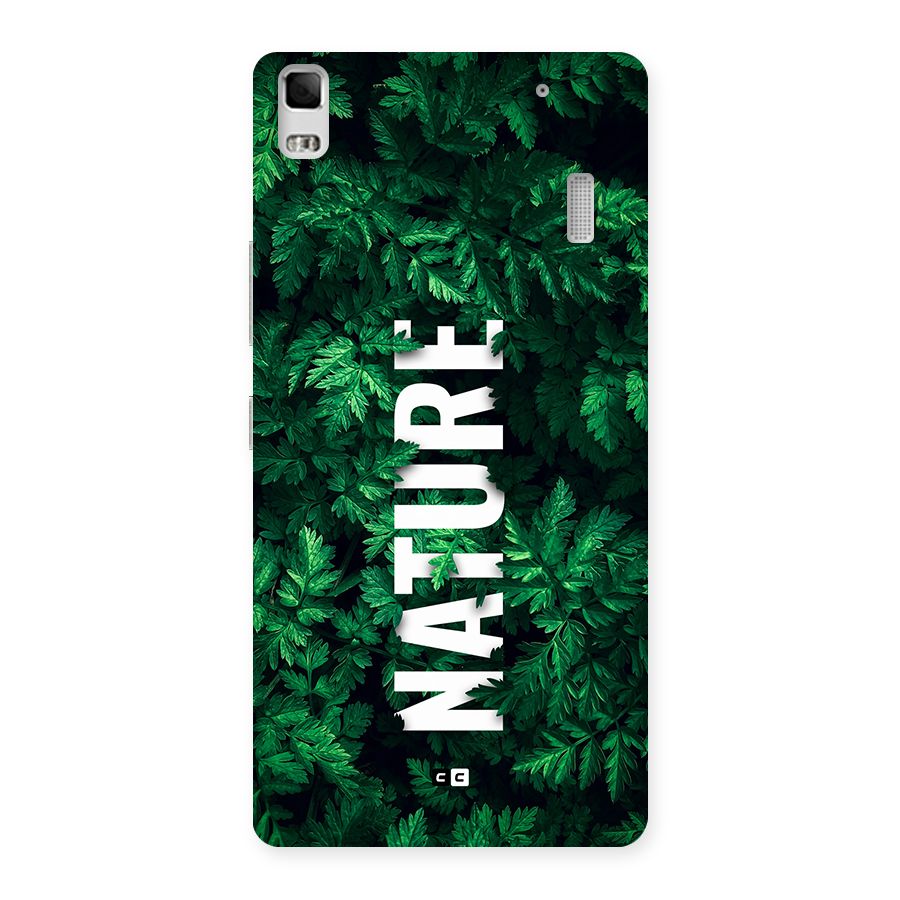 Nature Leaves Back Case for Lenovo K3 Note