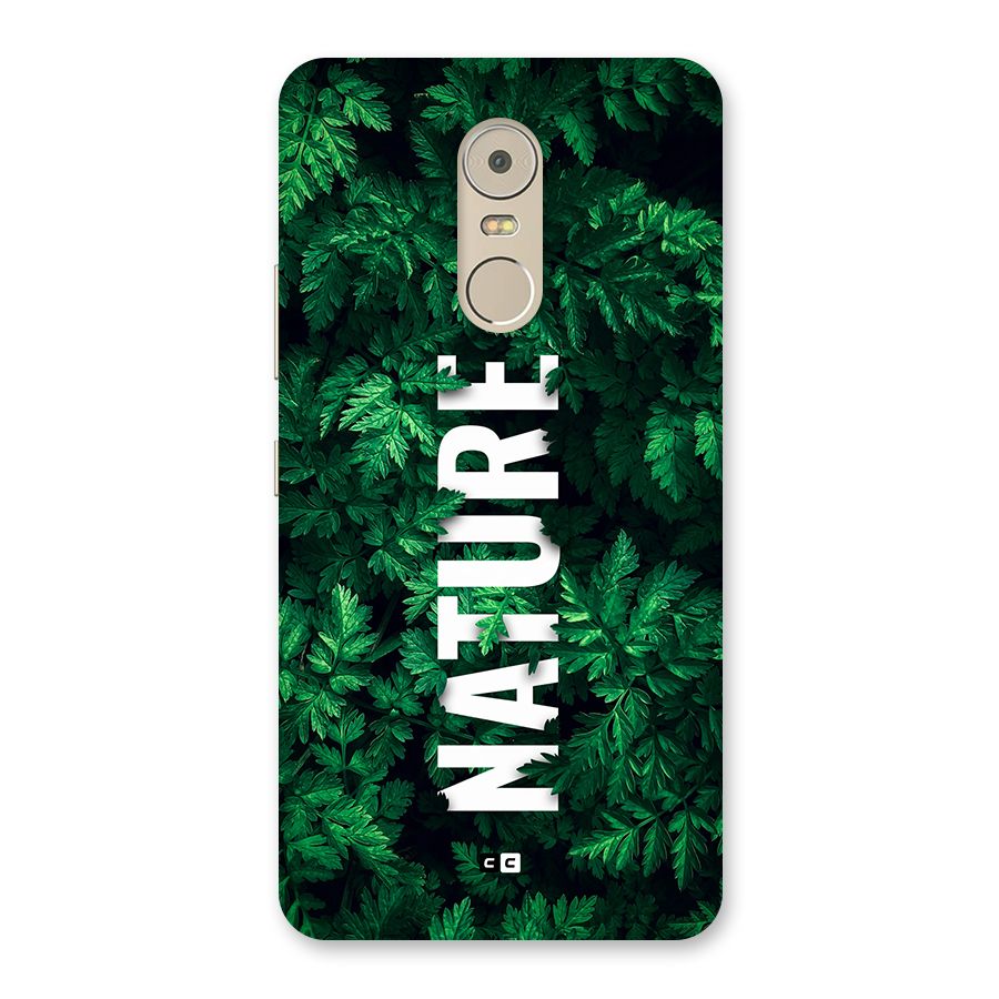 Nature Leaves Back Case for Lenovo K6 Note
