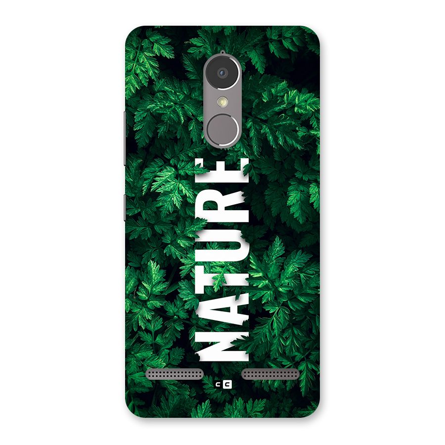 Nature Leaves Back Case for Lenovo K6 Power