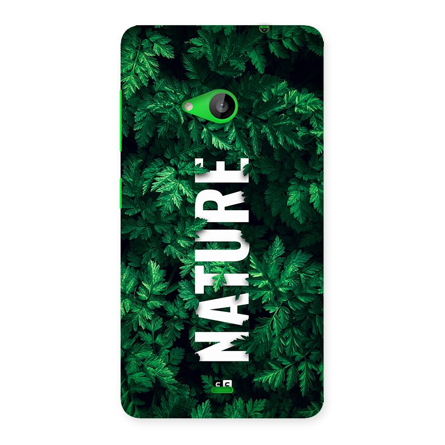 Nature Leaves Back Case for Lumia 535