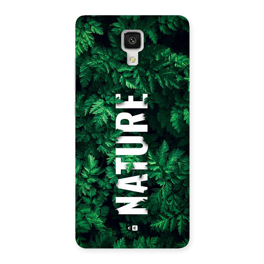 Nature Leaves Back Case for Mi4