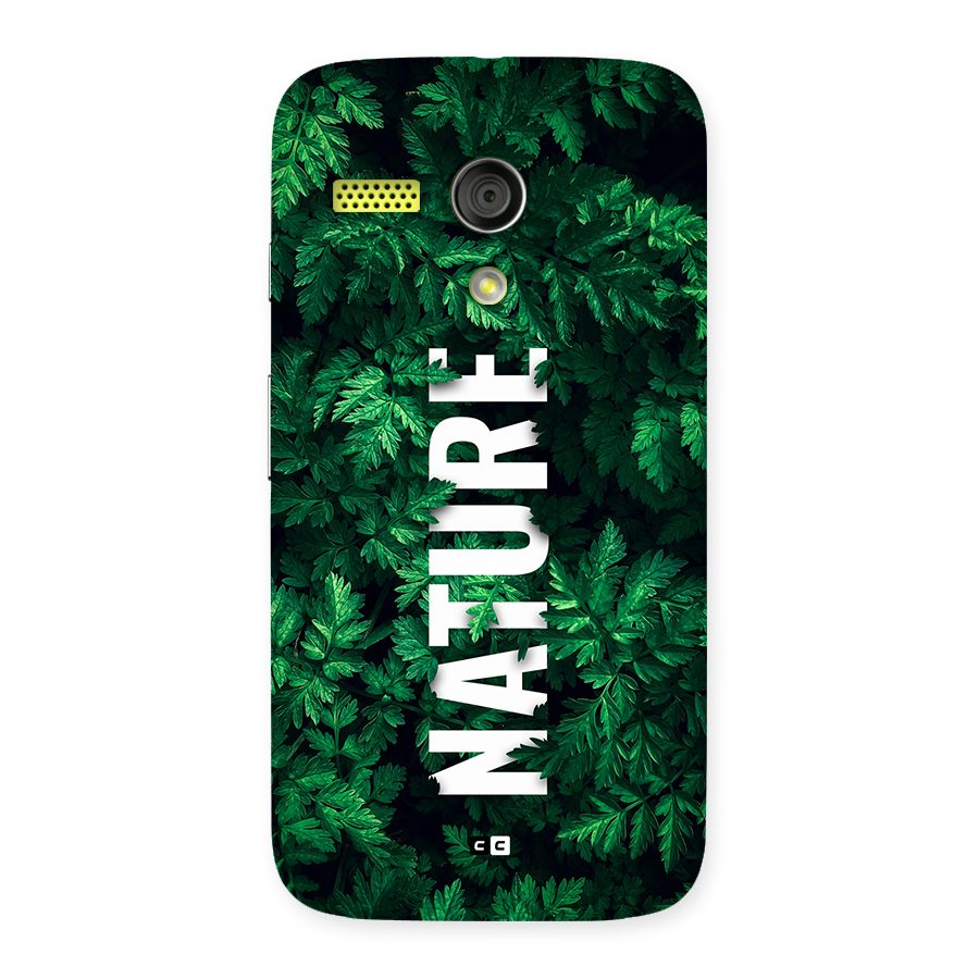 Nature Leaves Back Case for Moto G