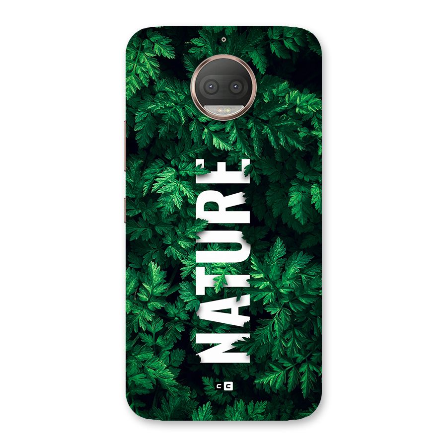 Nature Leaves Back Case for Moto G5s Plus