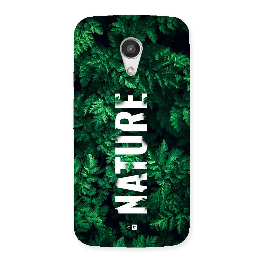 Nature Leaves Back Case for Moto G 2nd Gen