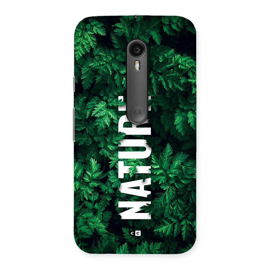 Nature Leaves Back Case for Moto G Turbo