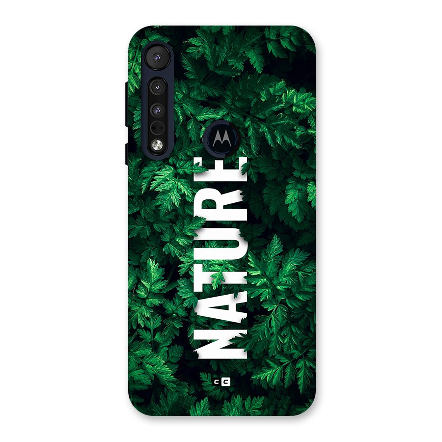 Nature Leaves Back Case for Motorola One Macro