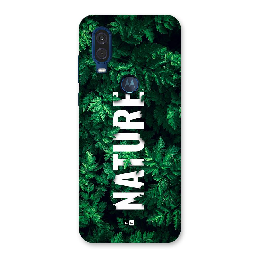 Nature Leaves Back Case for Motorola One Vision