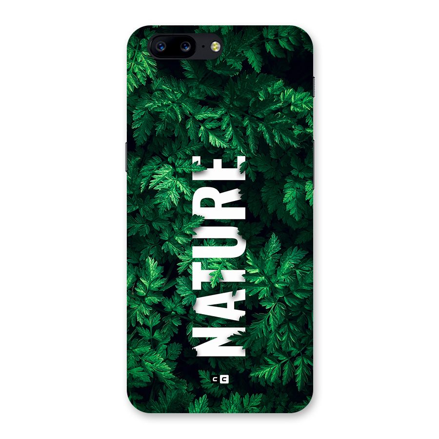 Nature Leaves Back Case for OnePlus 5