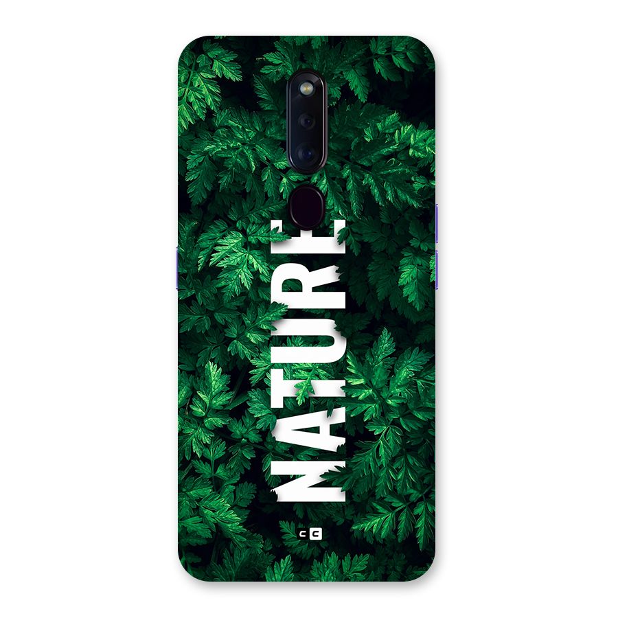 Nature Leaves Back Case for Oppo F11 Pro