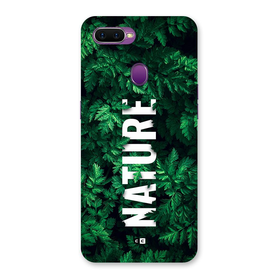 Nature Leaves Back Case for Oppo F9