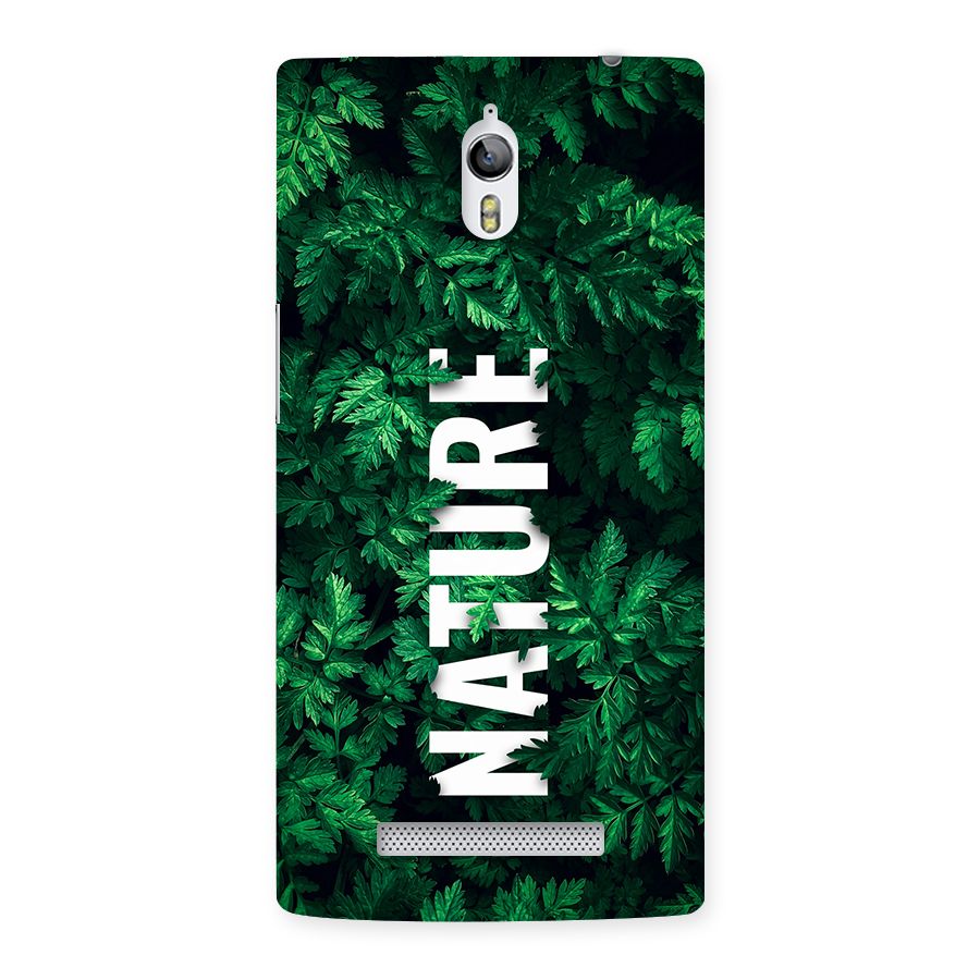 Nature Leaves Back Case for Oppo Find 7