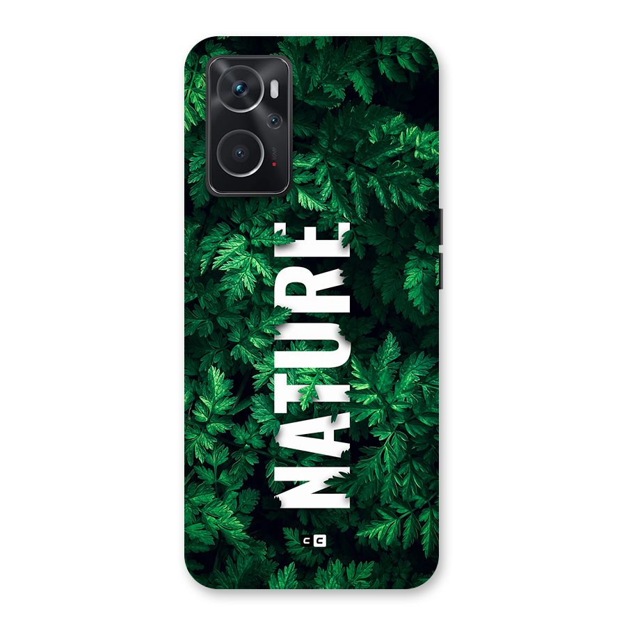 Nature Leaves Back Case for Oppo K10 4G