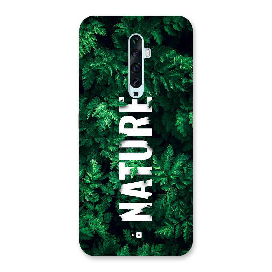 Nature Leaves Back Case for Oppo Reno2 F