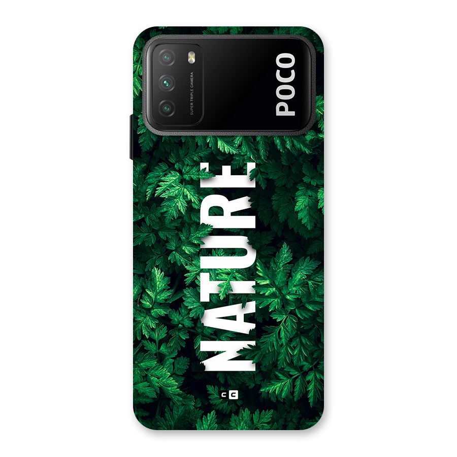 Nature Leaves Back Case for Poco M3