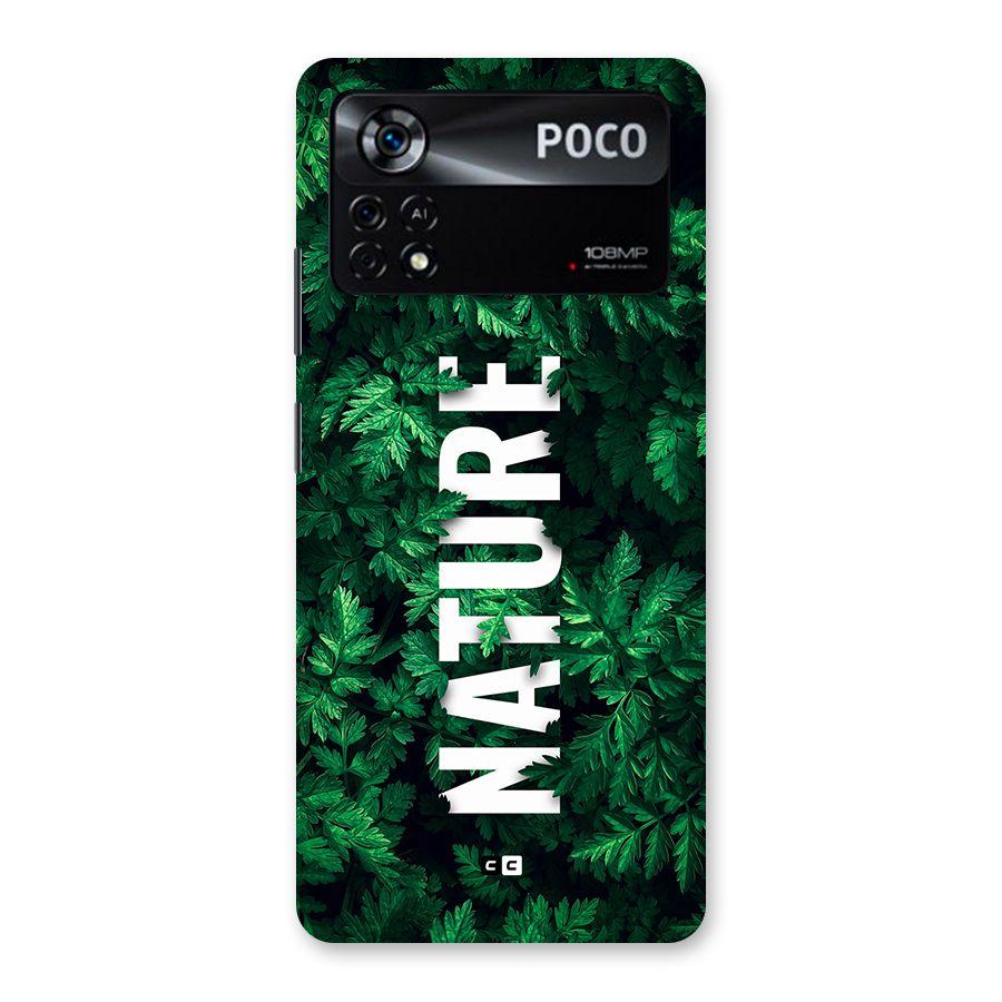 Nature Leaves Back Case for Poco X4 Pro 5G
