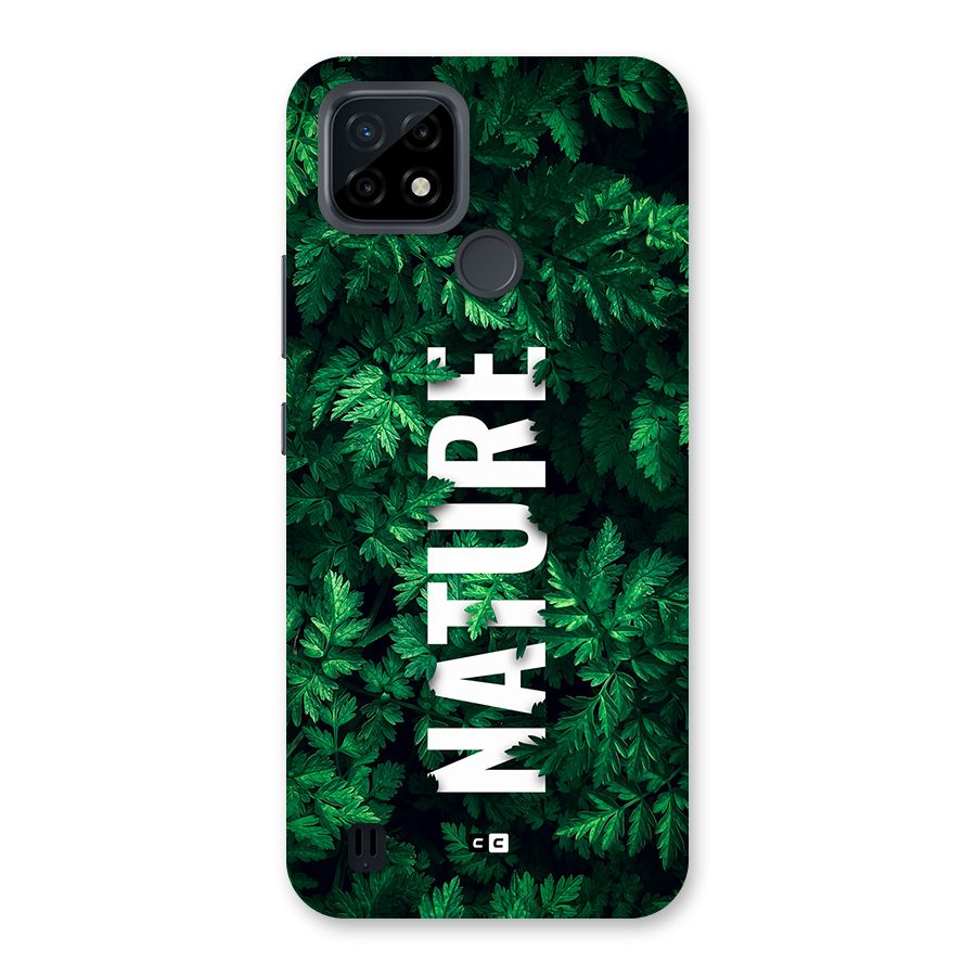 Nature Leaves Back Case for Realme C21
