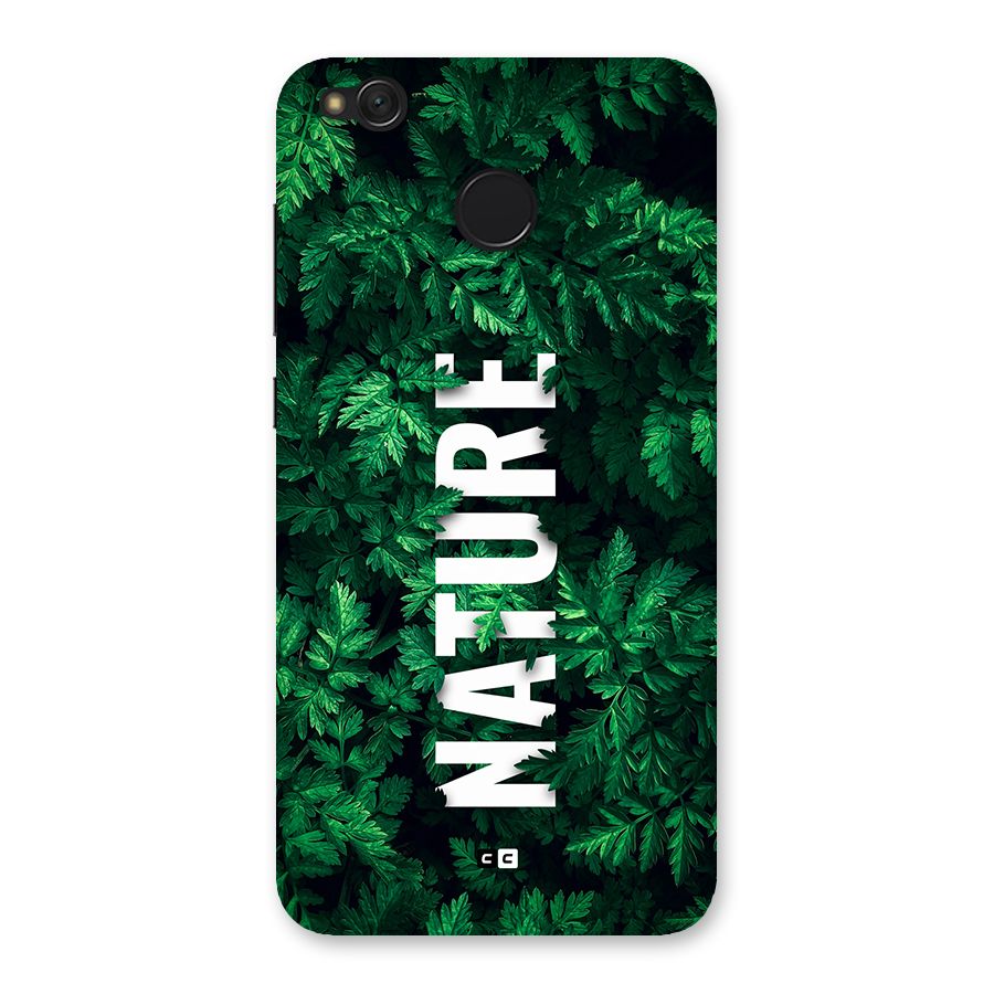 Nature Leaves Back Case for Redmi 4