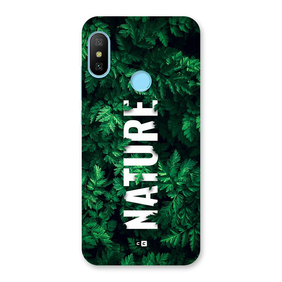 Nature Leaves Back Case for Redmi 6 Pro