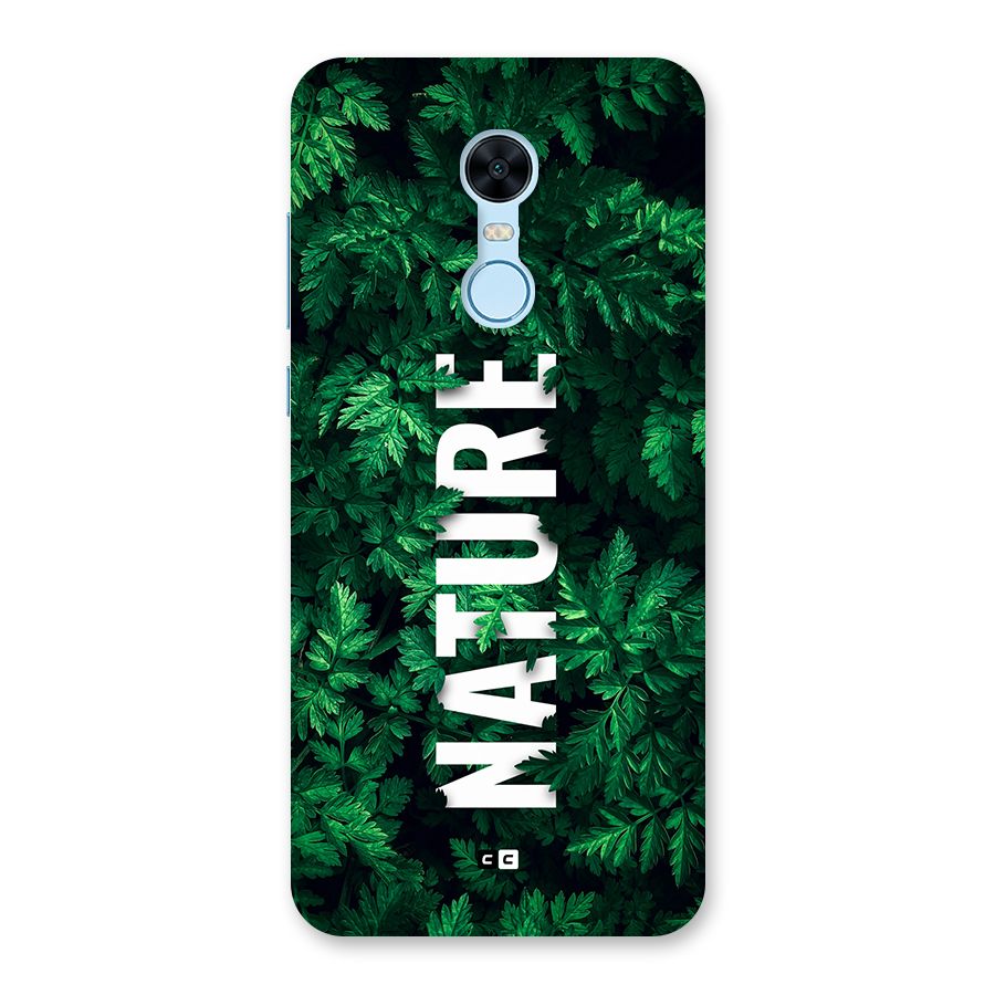 Nature Leaves Back Case for Redmi Note 5