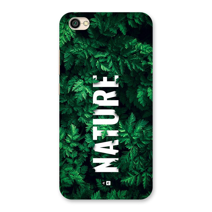 Nature Leaves Back Case for Redmi Y1 Lite