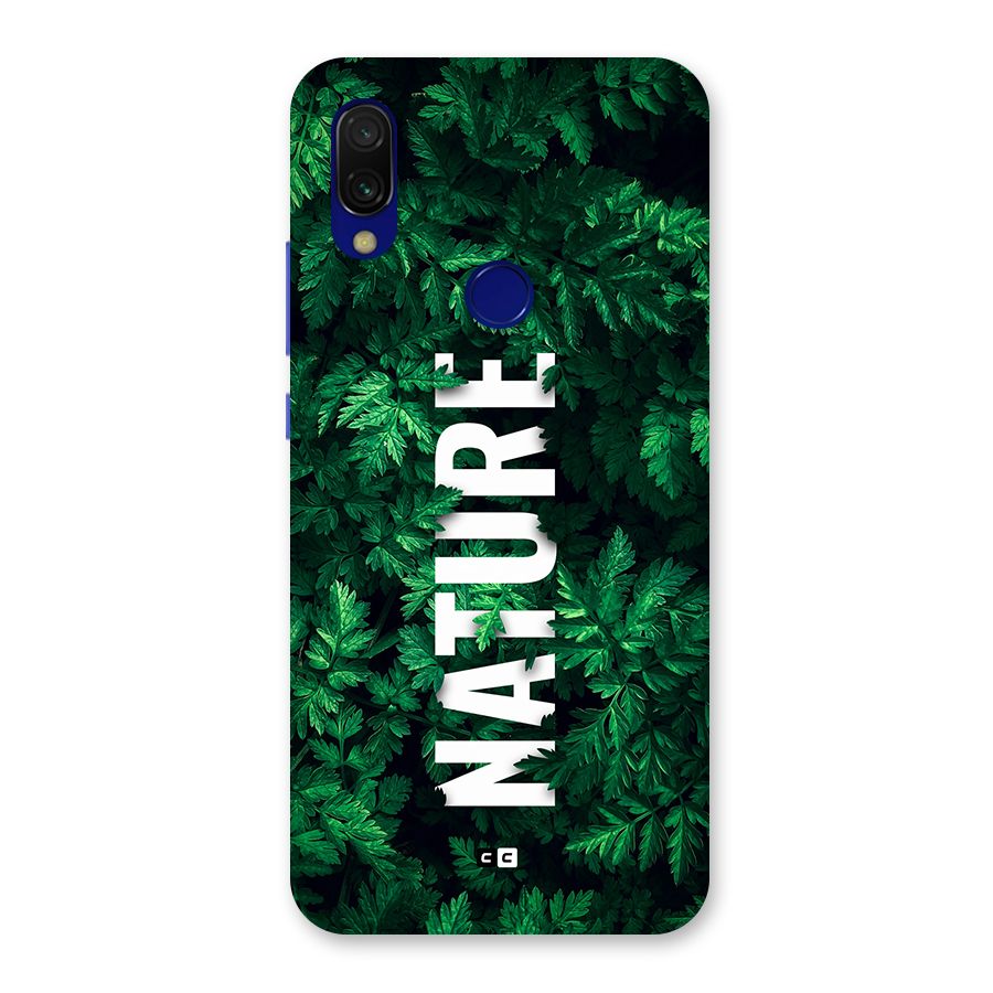Nature Leaves Back Case for Redmi Y3