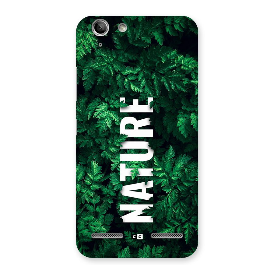 Nature Leaves Back Case for Vibe K5 Plus