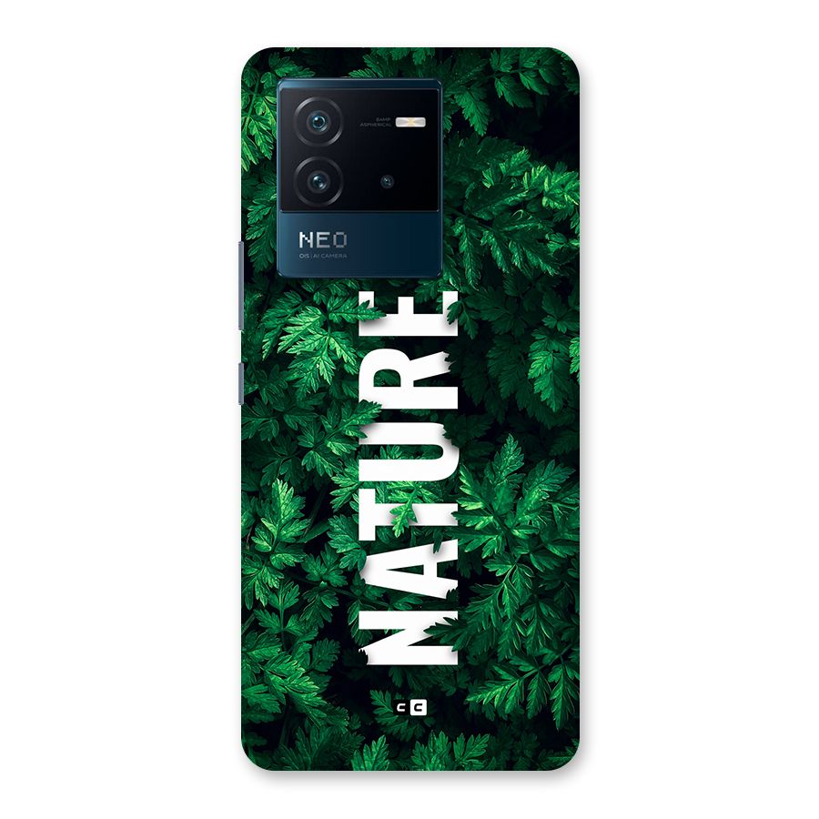 Nature Leaves Back Case for Vivo iQOO Neo 6 5G