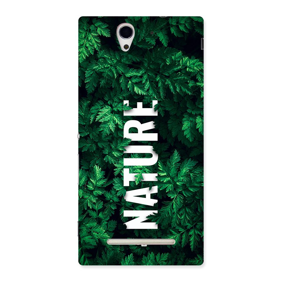 Nature Leaves Back Case for Xperia C3