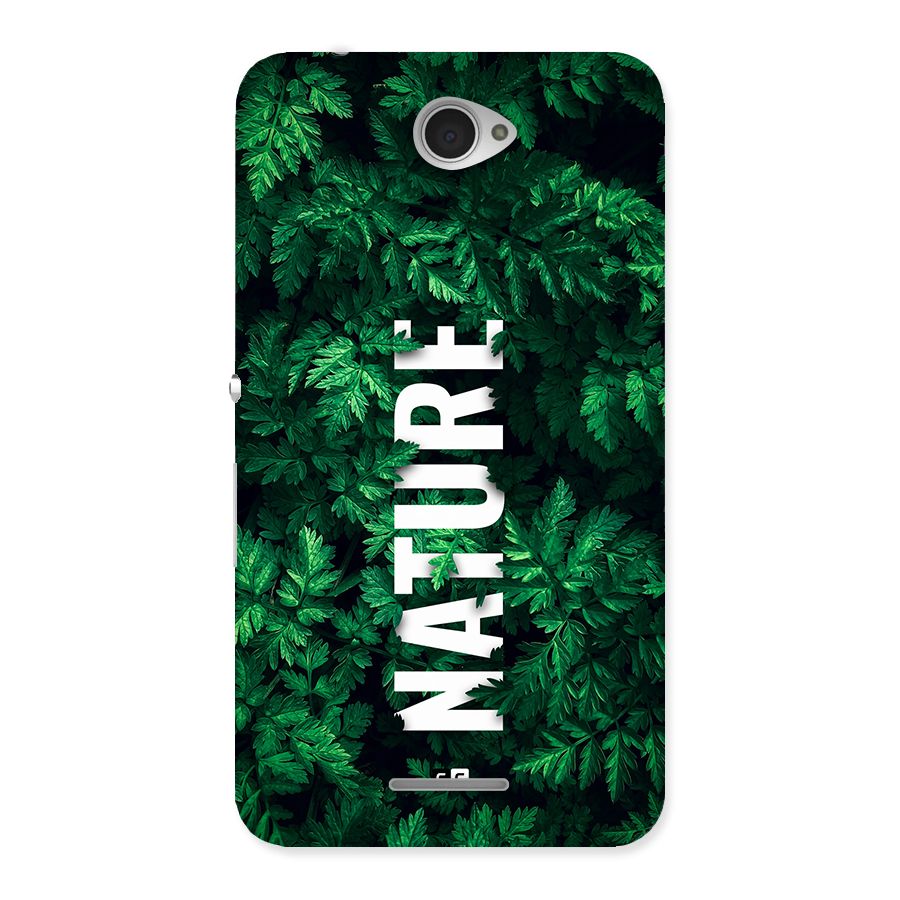 Nature Leaves Back Case for Xperia E4