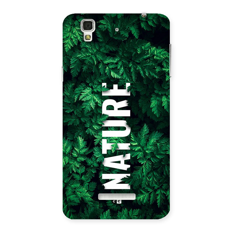 Nature Leaves Back Case for Yureka