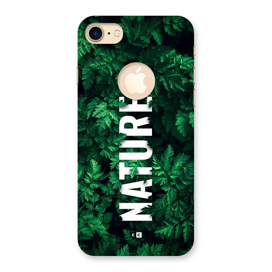 Nature Leaves Back Case for iPhone 7 Logo Cut
