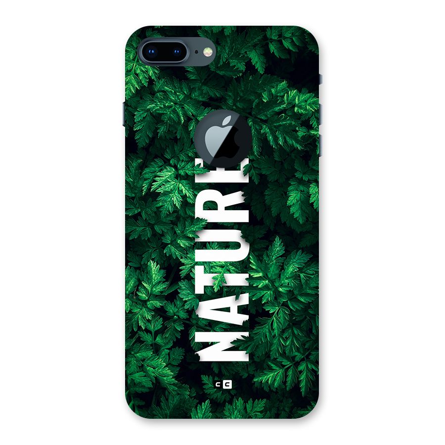 Nature Leaves Back Case for iPhone 7 Plus Logo Cut