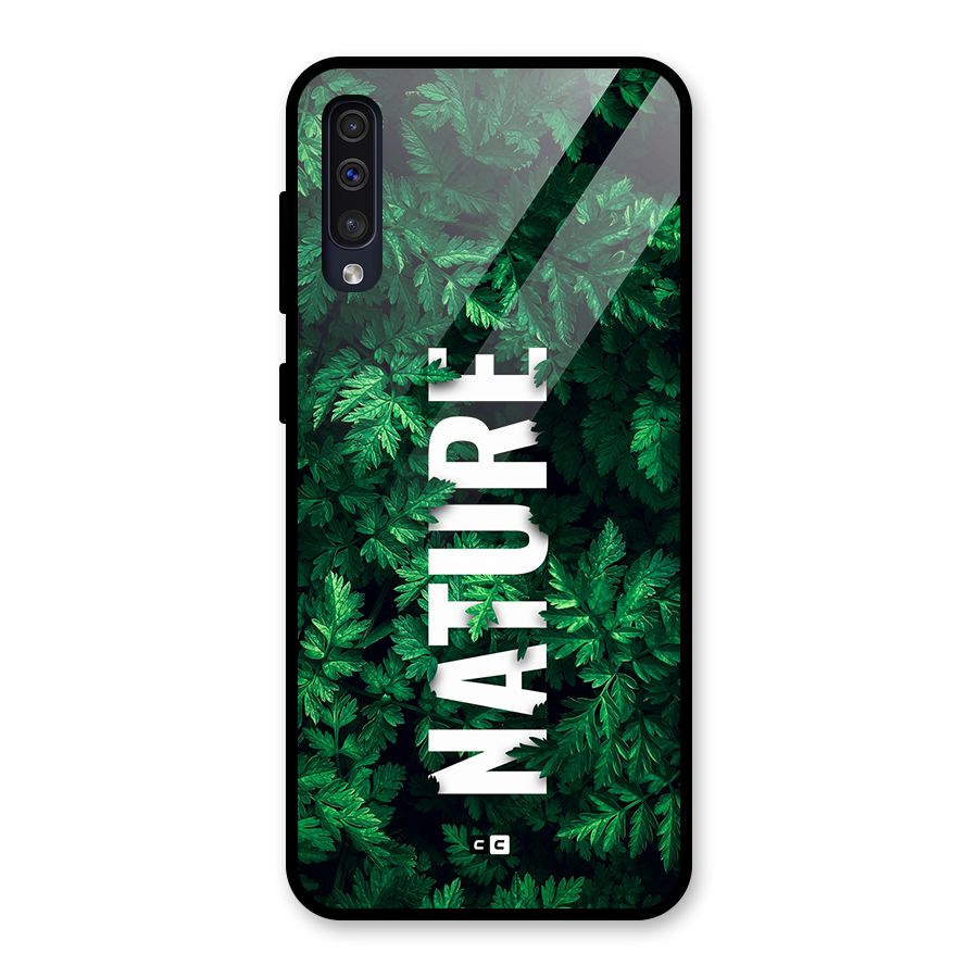 Nature Leaves Glass Back Case for Galaxy A30s