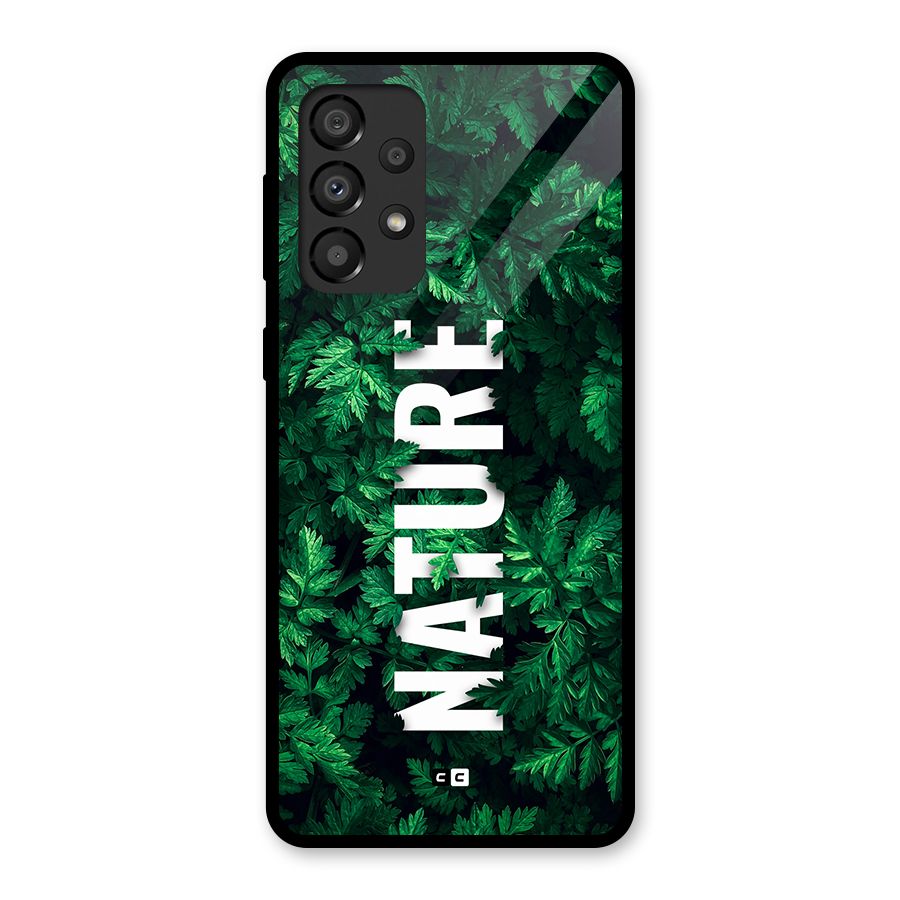Nature Leaves Glass Back Case for Galaxy A33 5G