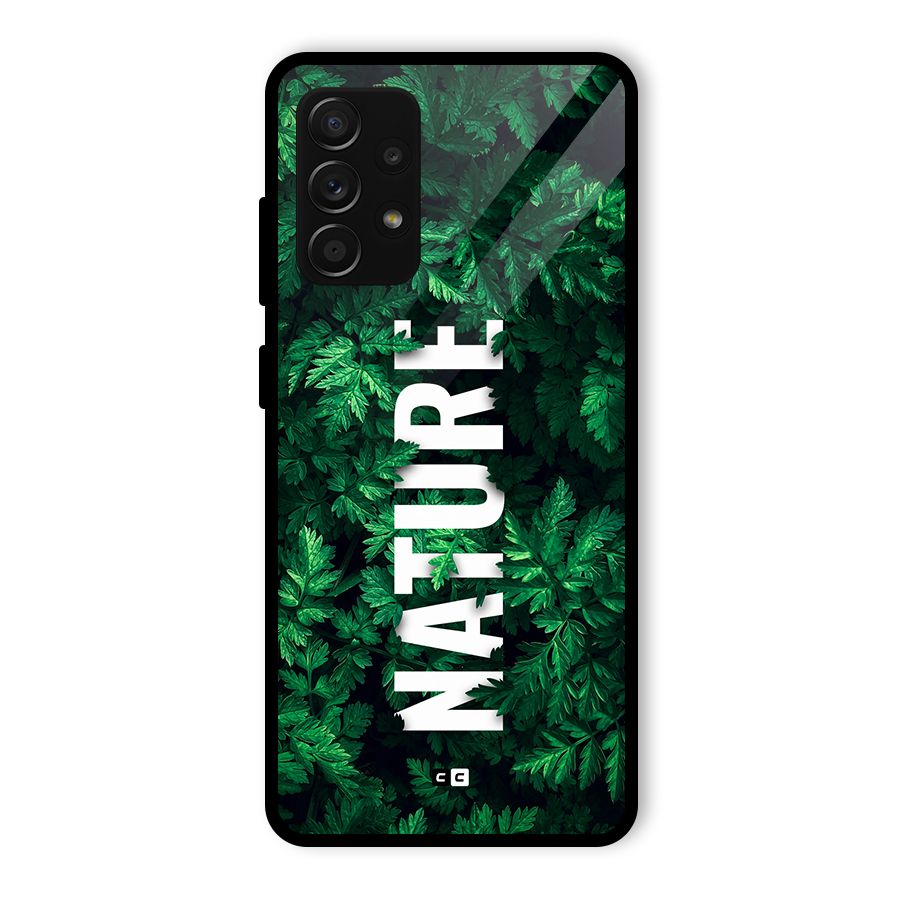 Nature Leaves Glass Back Case for Galaxy A53 5G