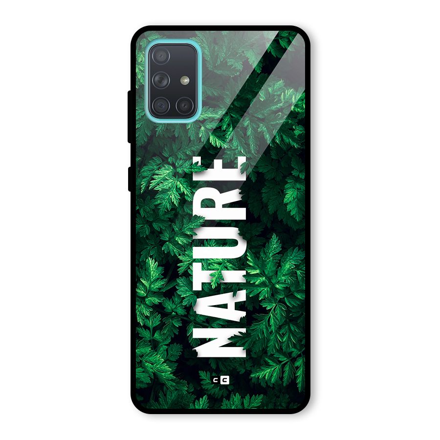 Nature Leaves Glass Back Case for Galaxy A71