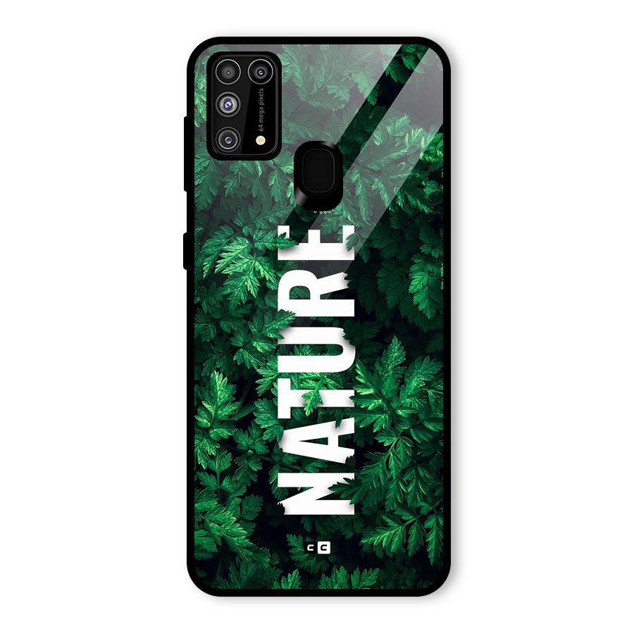 Nature Leaves Glass Back Case for Galaxy F41