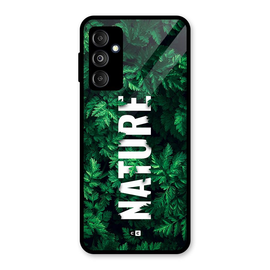 Nature Leaves Glass Back Case for Galaxy M14 5G
