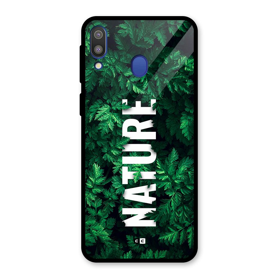 Nature Leaves Glass Back Case for Galaxy M20