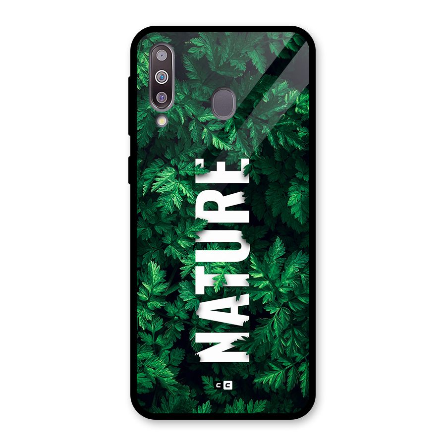 Nature Leaves Glass Back Case for Galaxy M30