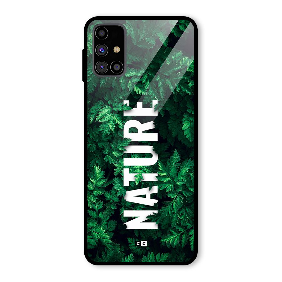 Nature Leaves Glass Back Case for Galaxy M31s