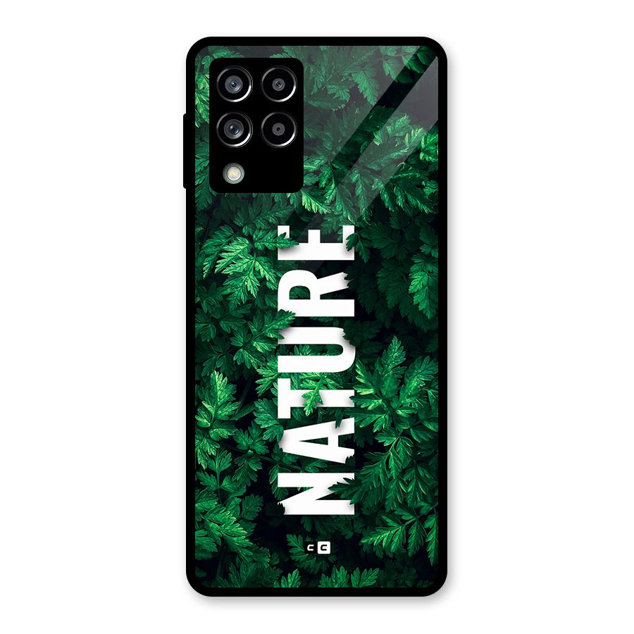 Nature Leaves Glass Back Case for Galaxy M53 5G