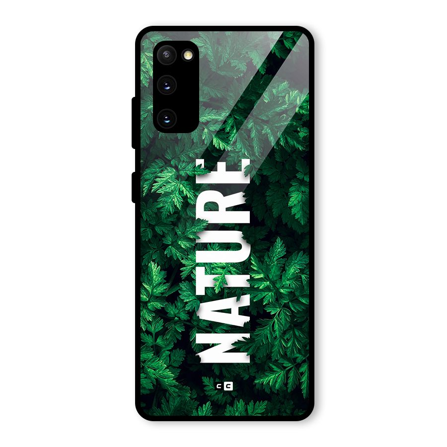 Nature Leaves Glass Back Case for Galaxy S20 FE 5G