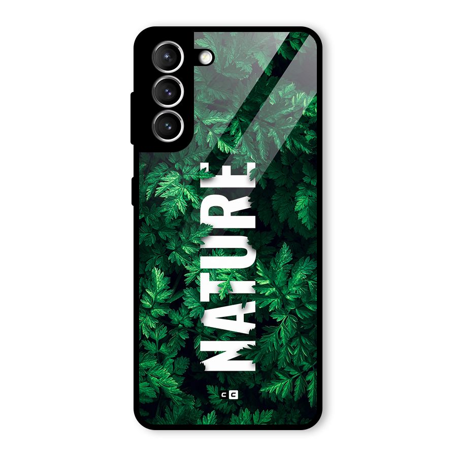 Nature Leaves Glass Back Case for Galaxy S21 5G