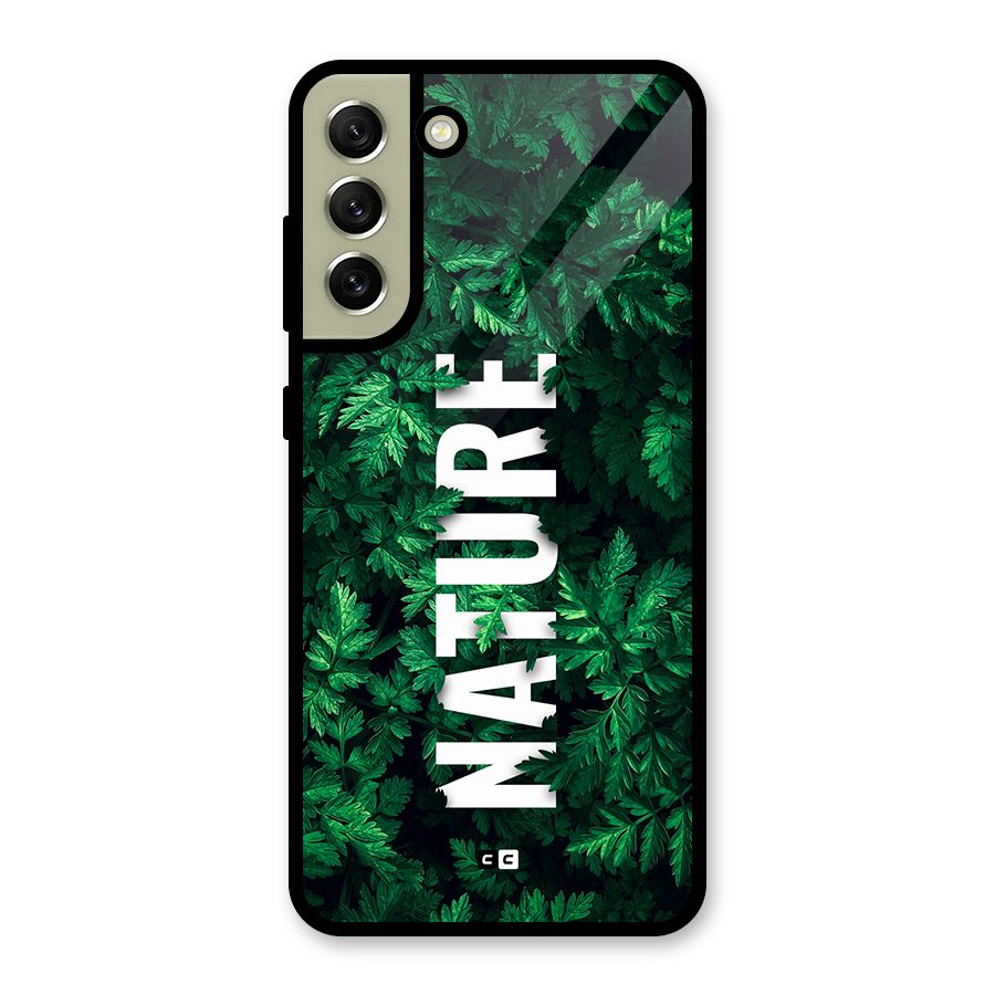 Nature Leaves Glass Back Case for Galaxy S21 FE 5G